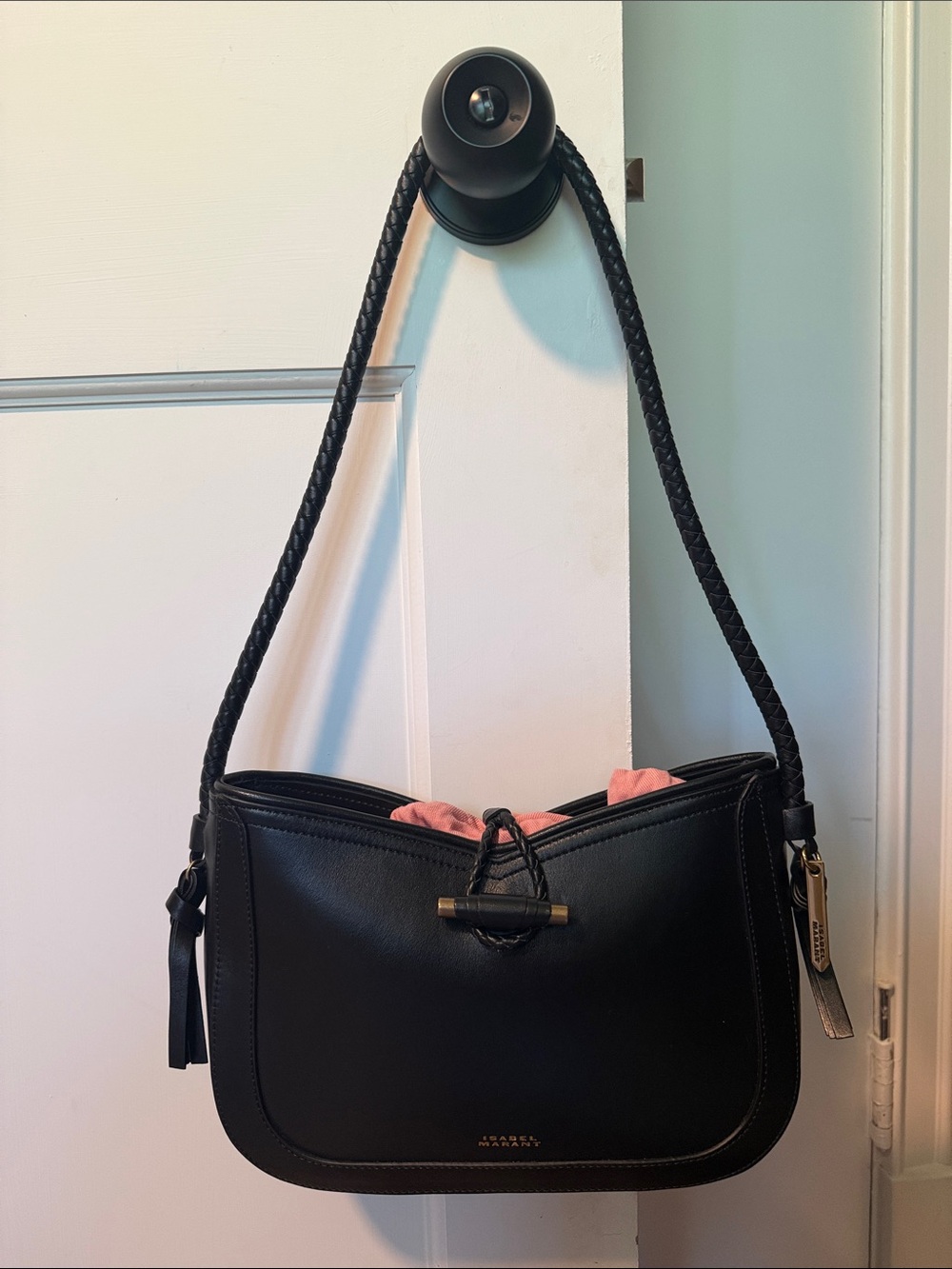 Isabel Marant Women's Vigo Leather Shoulder Bag with Dust Bag